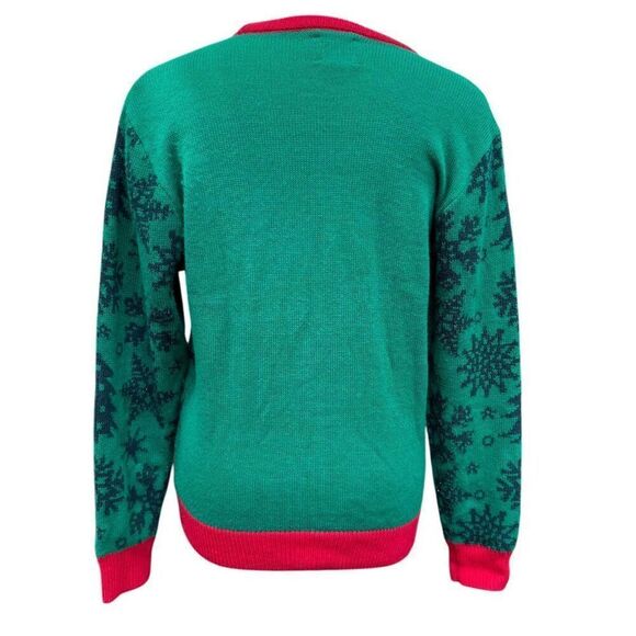 Meowy Catmus Ugly Christmas Sweater by Party Sweater  Sz. M Cat Christmas - Picture 4 of 8